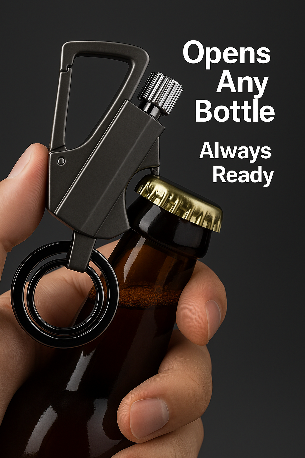 Multifunctional Keychain Kerosene Lighter Beer Bottle Opener Outdoor Portable Igniter Smoking Accessories Gadgets for Men